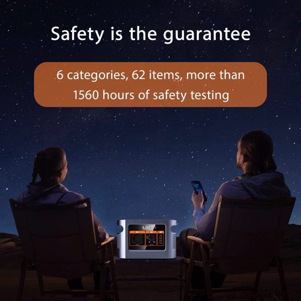 500Wh Power Station Outdoor Generator 1008W Portable Power Station, Two-Way Quick Charge 450,000 mAh (22.4 V), Mobile Power Generator for Outdoors, Camping, Outdoors, Motorhomes, etc. - Image 3