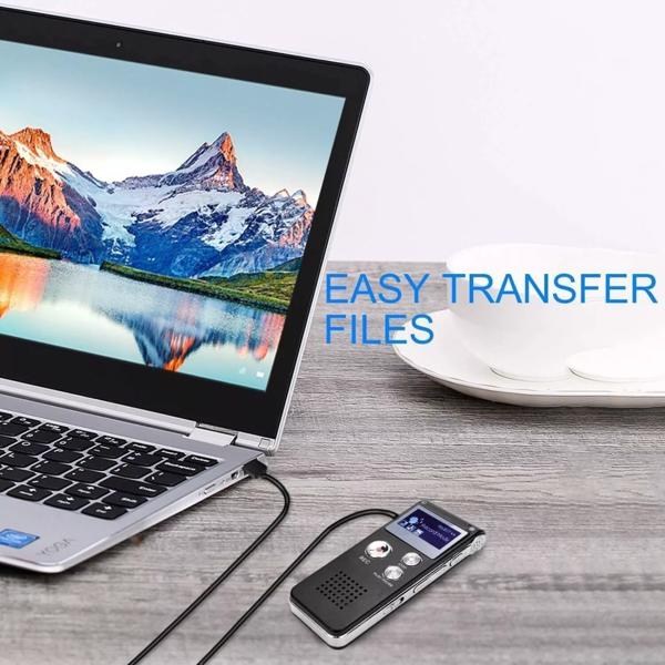 32GB Lecture Digital Voice Recorder Dictaphone Audio MP3 Sound Mini Recorder Mic - Image 11