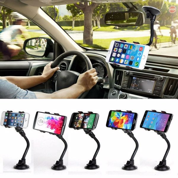 360° Car Windshield Mount Cradle Suction Cup Holder for Cell Phone GPS(tk/temu self-pickup orders) - Image 13