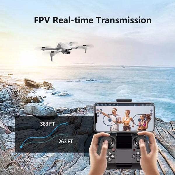 4DRC F10 Foldable Drone with Camera WIFI FPV for Adults,1080P HD FPV Live Video RC Quadcopter,Logistics is randomly sent by UPS/USPS/UNI/EVRI/ROYAL MAIL - Image 13