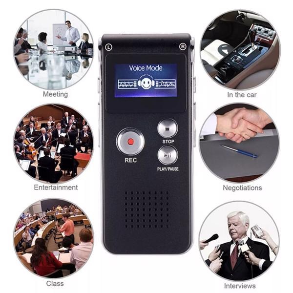32GB Lecture Digital Voice Recorder Dictaphone Audio MP3 Sound Mini Recorder Mic - Image 13