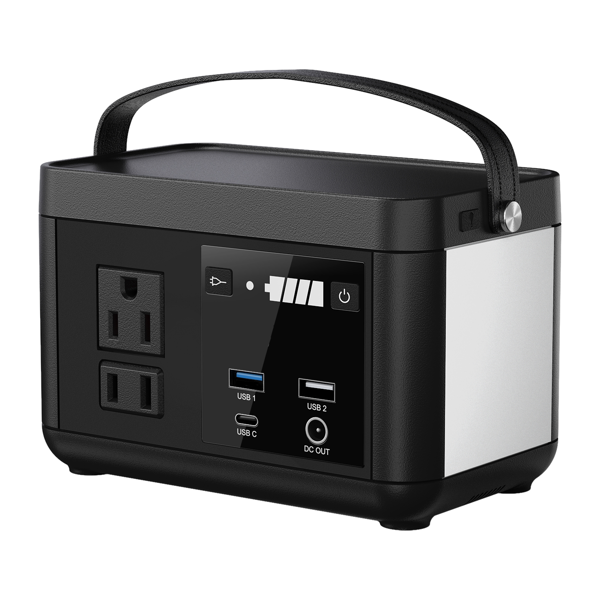 Portable Power Station P86,88.8Wh 3.7 V LiFePo4 Battery,with 120W (150W Peak) AC Outputs, Solar Power Generator for Travel and Camping,estación de energia portatil