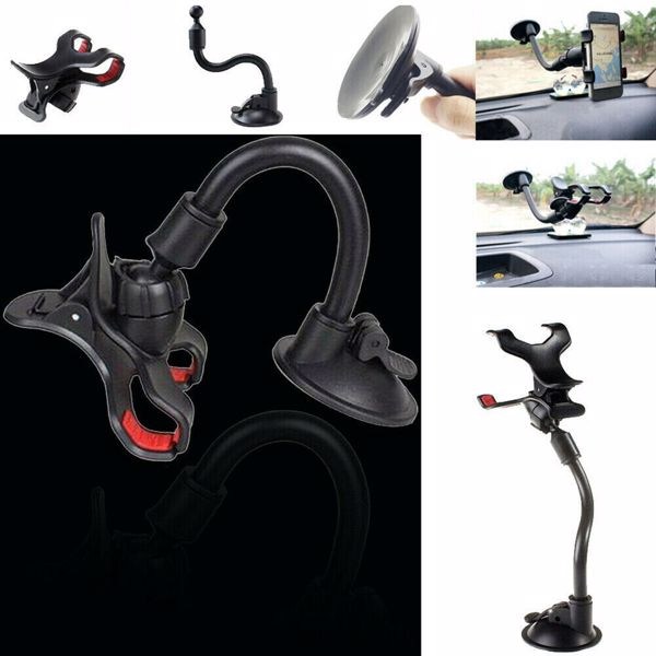360° Car Windshield Mount Cradle Suction Cup Holder for Cell Phone GPS(tk/temu self-pickup orders) - Image 9