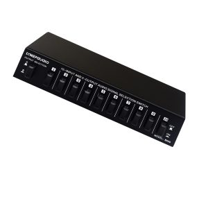 Audio Switcher Audio Selector 10 IN 2 OUT or 2 IN 10 OUT Lossless SwitchinO2