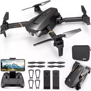 4DRC V4 Foldable Mini Drone with Camera - 1080P HD Drone ,3 Batteries,Drones for Adults Kids,Logistics is randomly sent by UPS/USPS/UNI/Evri/Royal Mail.