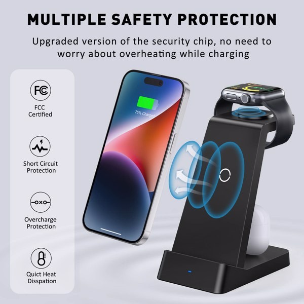 (Amazon prohibits sales)Wireless Charging Station - Image 6