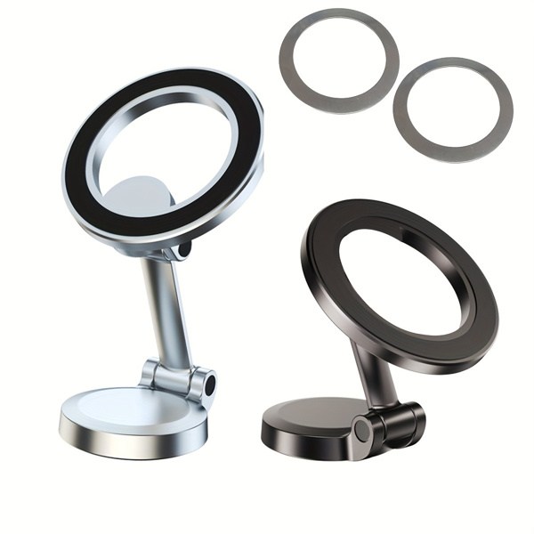 Silver Color Car Mount, Magnetic Phone Holder for Car, Hands Free iPhone Car Holder Mount Dash Phone Mount for Car Fit for iPhone 15 14 13 12 Pro Max Plus Mini Cases(Maybe YunExpress Logistics) - Image 8