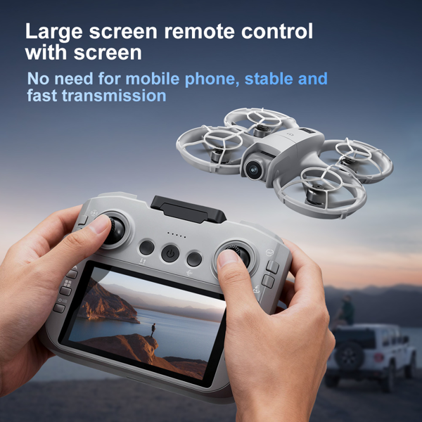 V908MAX Drone - Outdoor Quadcopter Suitable for Beginners & s, 120° Wide-Angle FPV Camera, 360° Flips, Motorized Tilt,, Large-Screen Remote Controller, Ideal Gift for Drone Enthusiasts - Image 8
